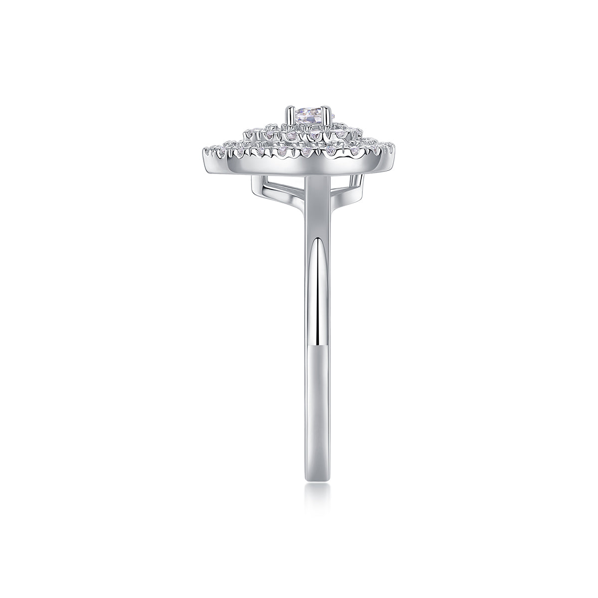 Magnetic North Moissanite Ring S925 Silver