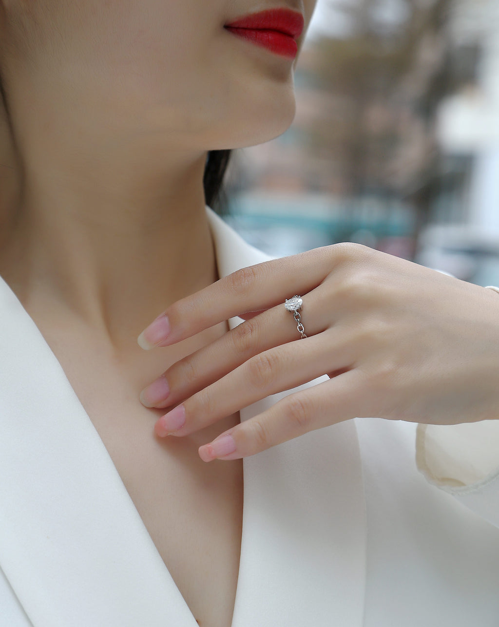 Polaris Moissanite Ring - S925 Silver