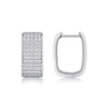 Moissanite Stud Earrings - S925 Silver Platinum