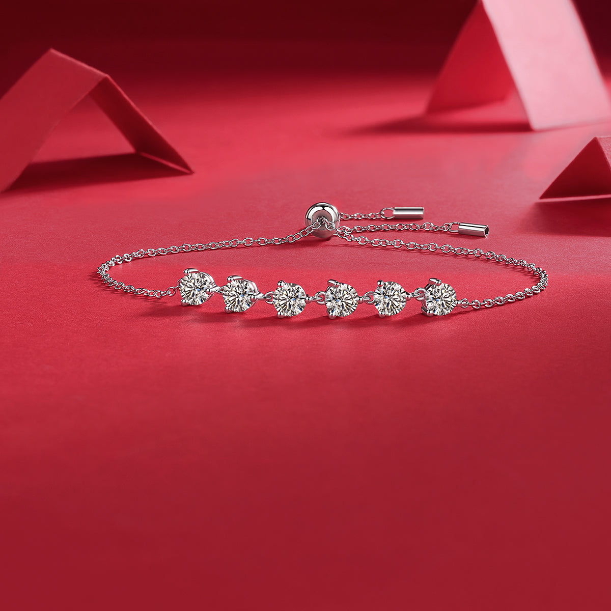 Moissanite Bracelet - 3ct S925 Silver 16cm