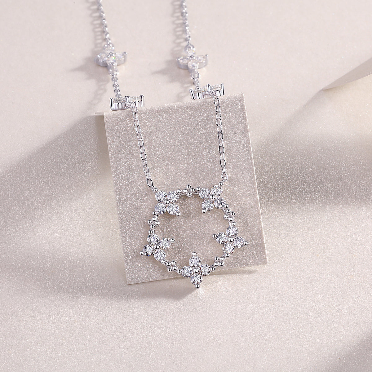 Iris Reverie Necklace - Moissanite S925 Silver