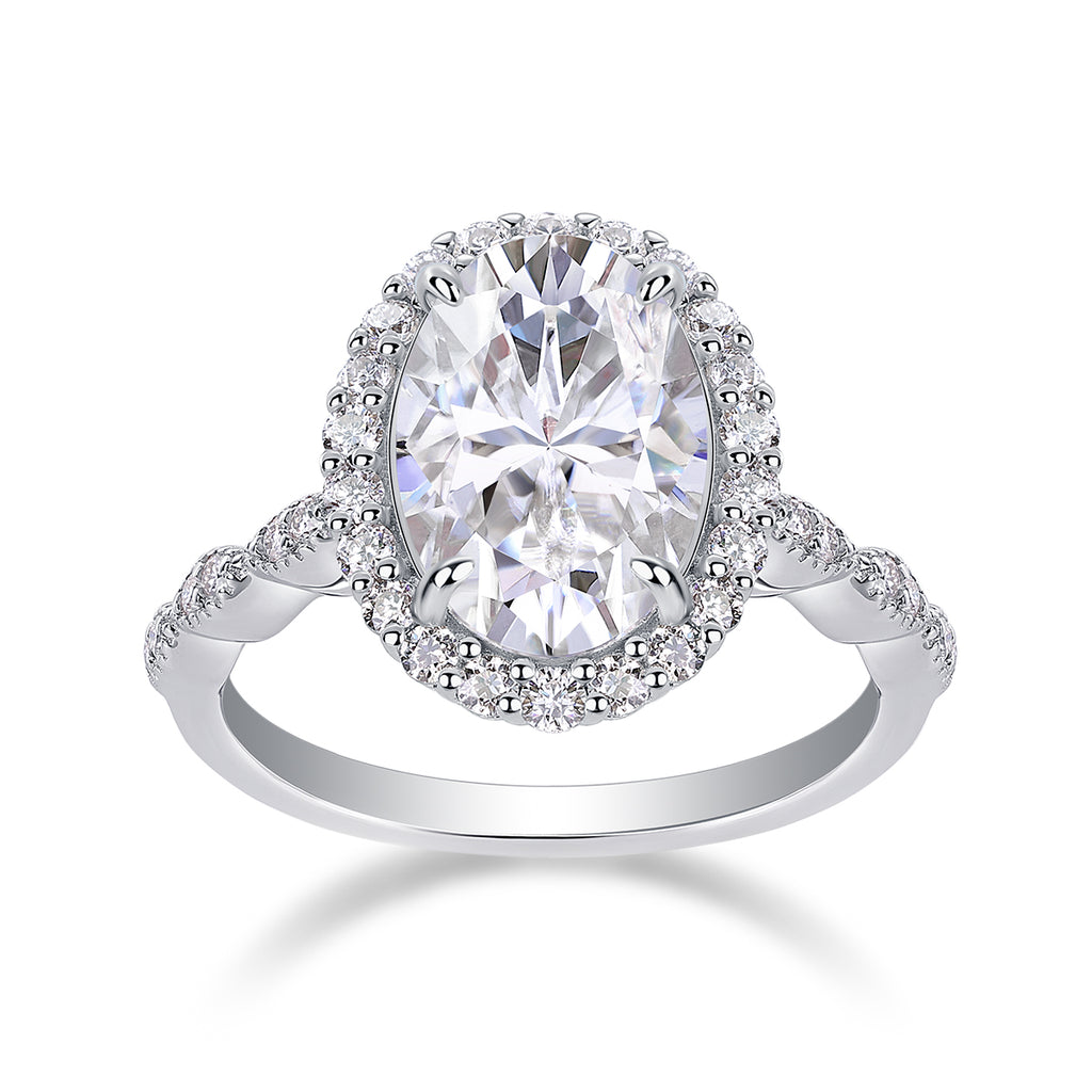 Star Cluster Moissanite Ring - S925 Silver