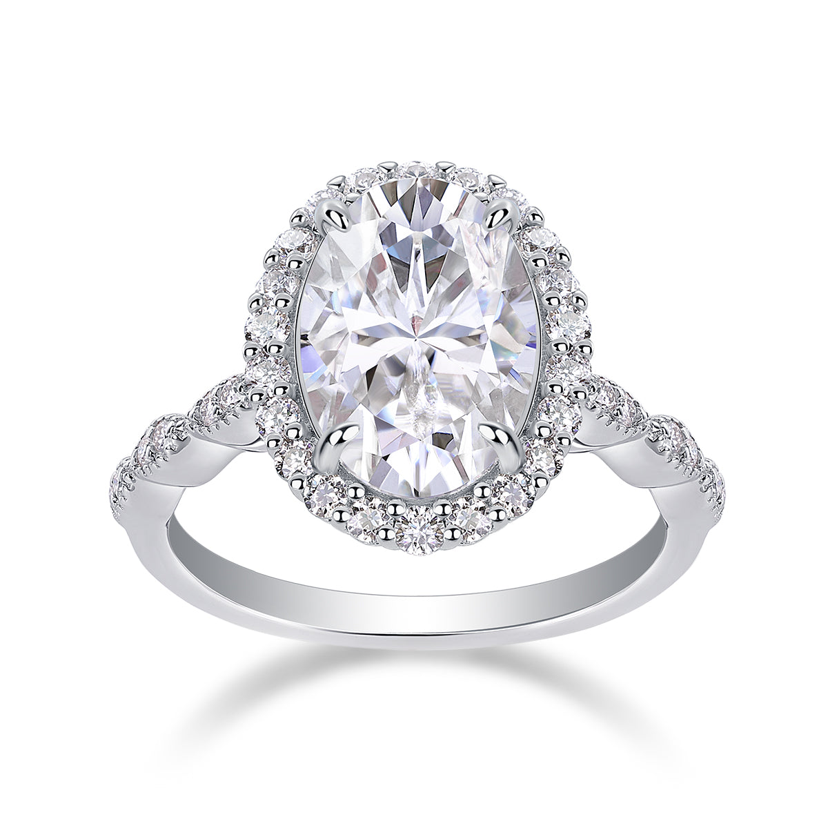 Star Cluster Moissanite Ring - S925 Silver