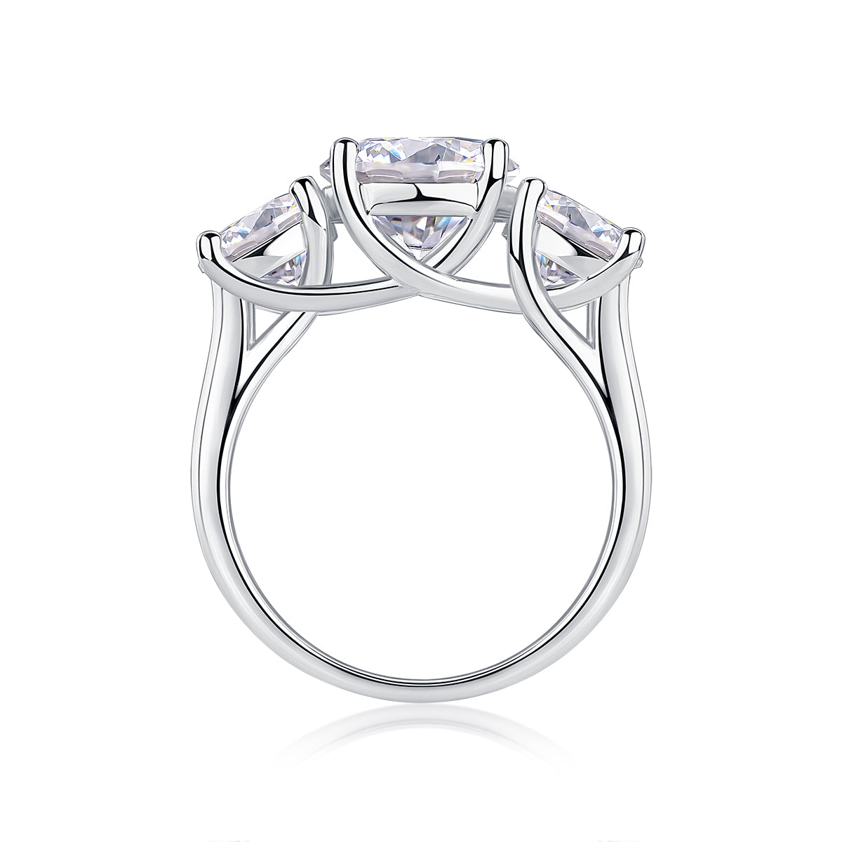Three Lives Of Fortune 3ct Moissanite Ring