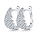 Procyon Moissanite Earrings - Silver Plated