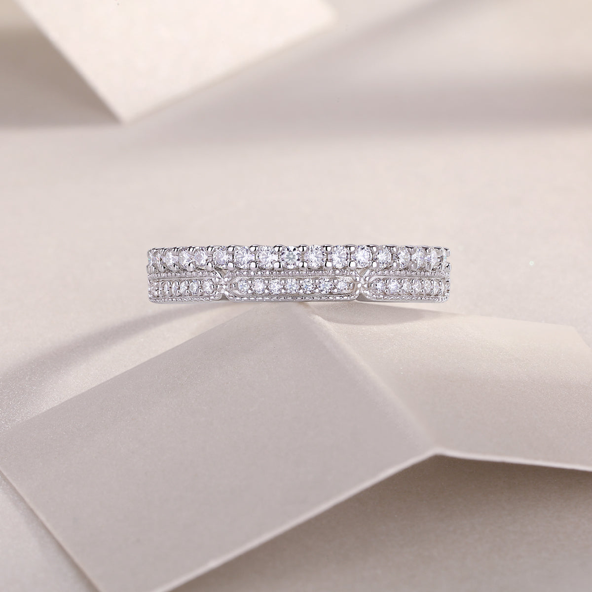 Secret Realm Moissanite Ring S925 Silver