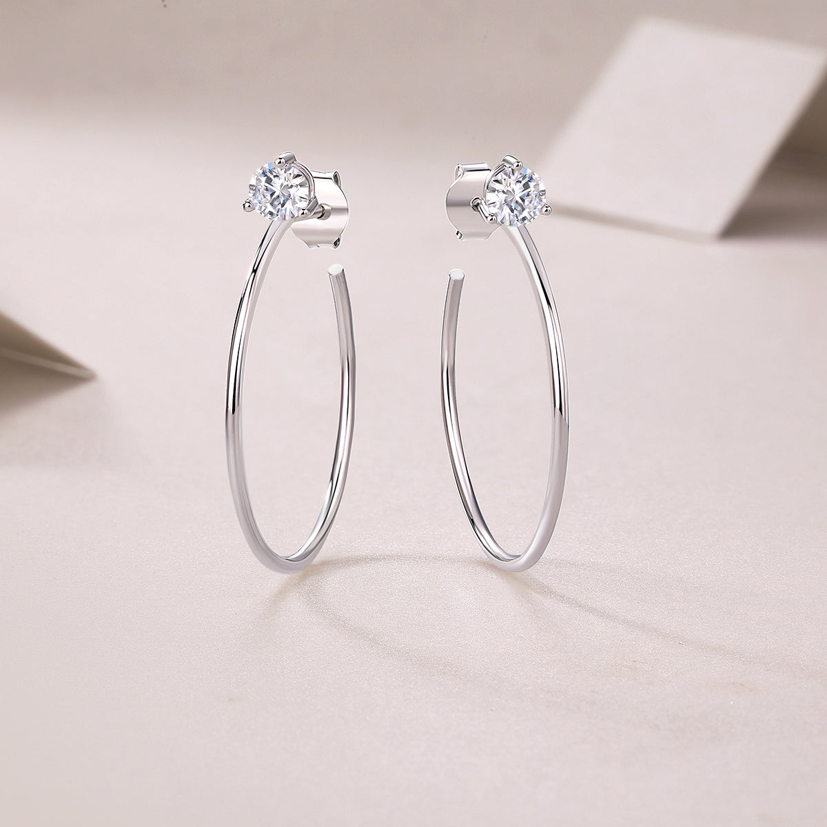 Zenith Glow Moissanite Earrings S925 Silver