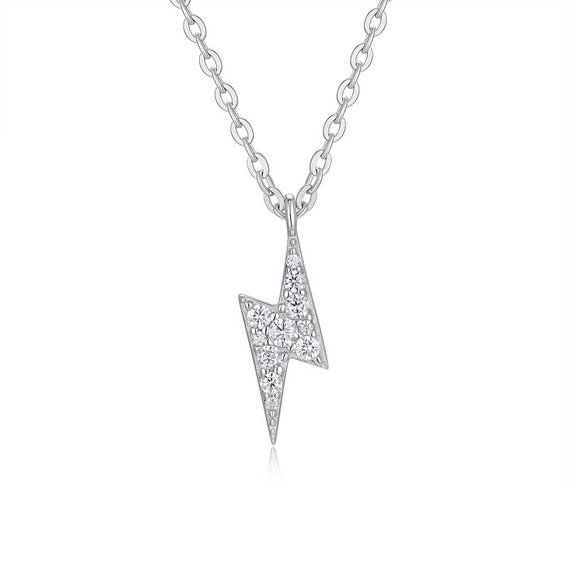 Thunder Glow Moissanite Necklace - S925 Silver