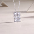 Hadar Moissanite Necklace - Silver 40cm
