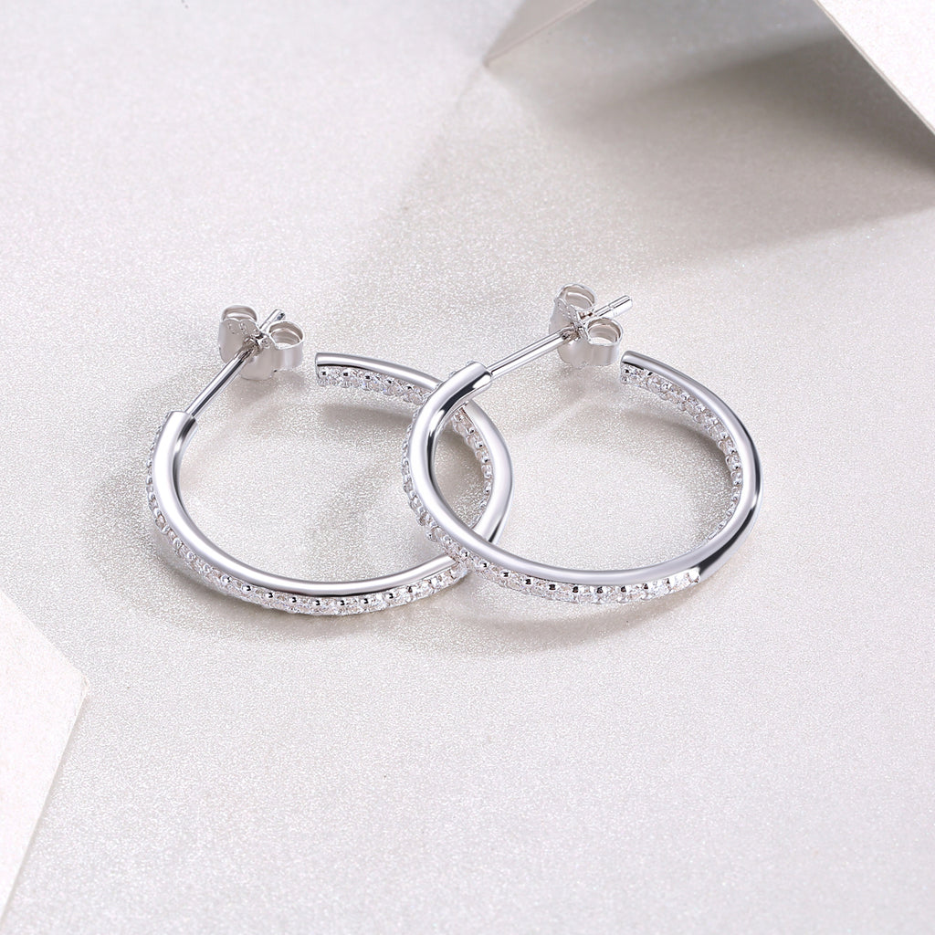 Moon Priestess Moissanite Earrings S925 Silver