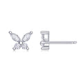 Celestial Butterfly Moissanite Stud Earrings
