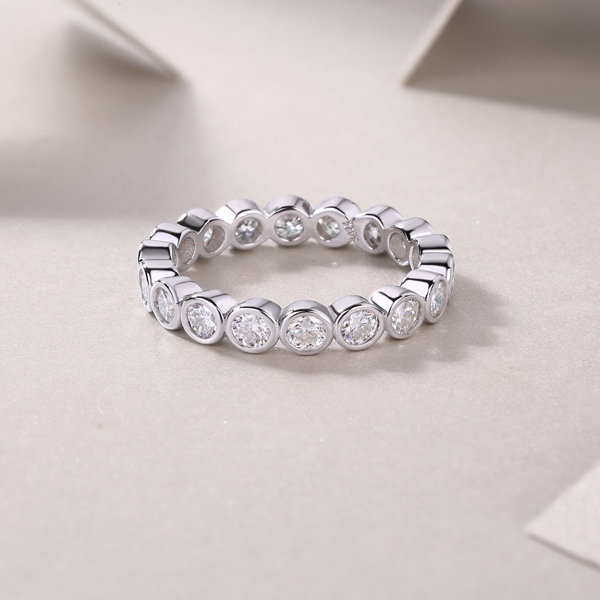 Stellar Core Moissanite Ring