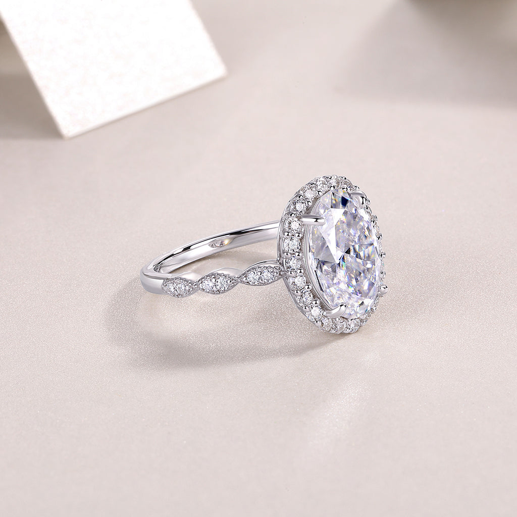 Star Cluster Moissanite Ring - S925 Silver