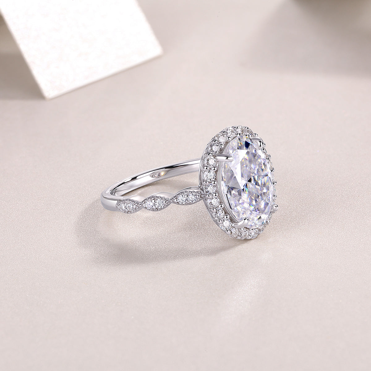 Star Cluster Moissanite Ring - S925 Silver