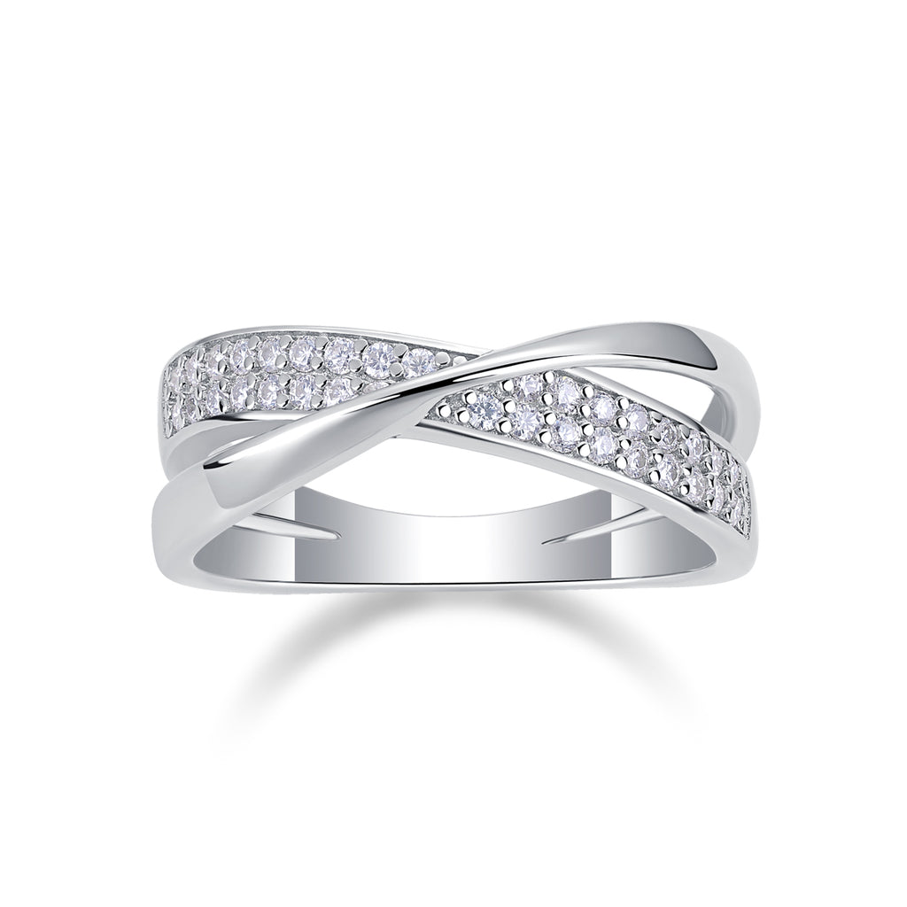 Dexterous Moissanite Ring - S925 Silver Platinum