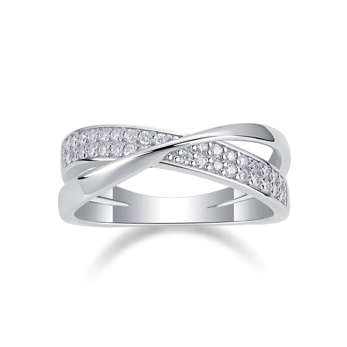 Dexterous Moissanite Ring - S925 Silver Platinum