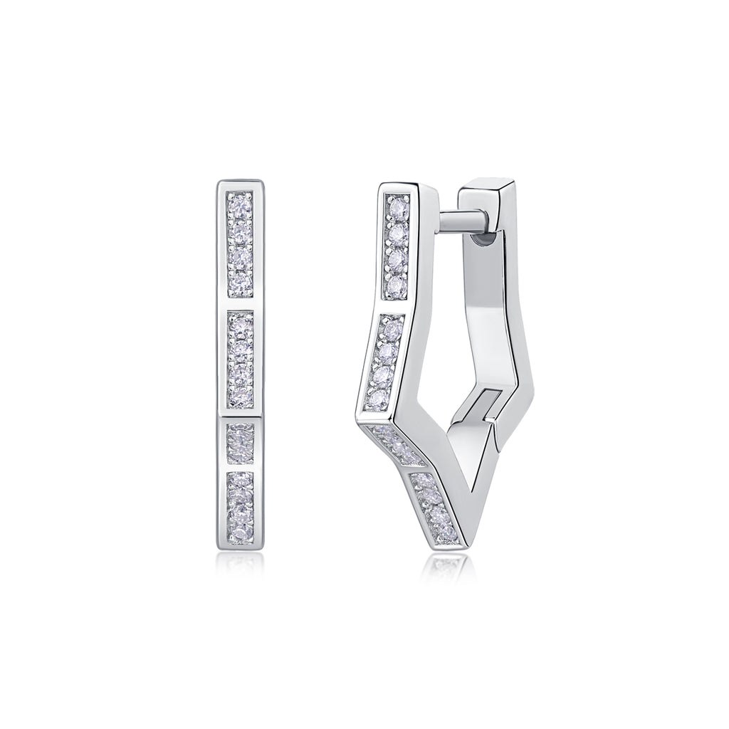 Exo-Star Dream Moissanite Stud Earrings S925