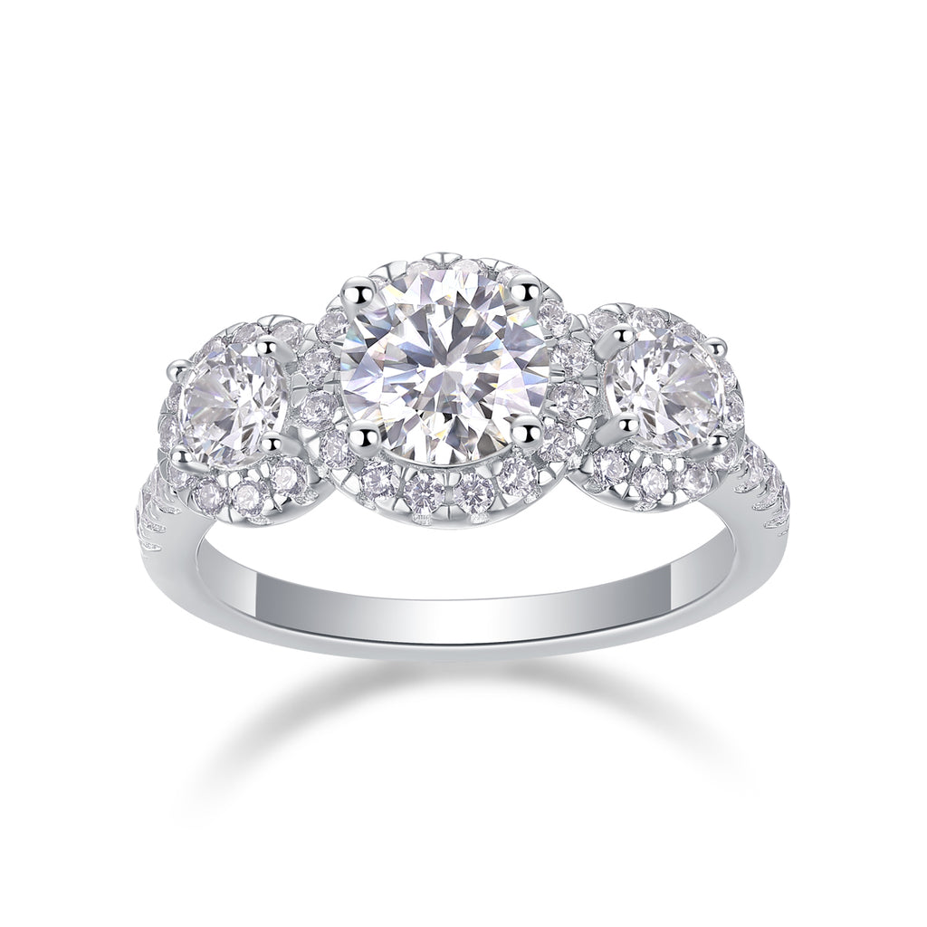 Perihelion Ring 1 Carat Moissanite S925 Silver