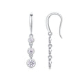 Moissanite Stud Earrings 0.3ct S925 Silver Platinum