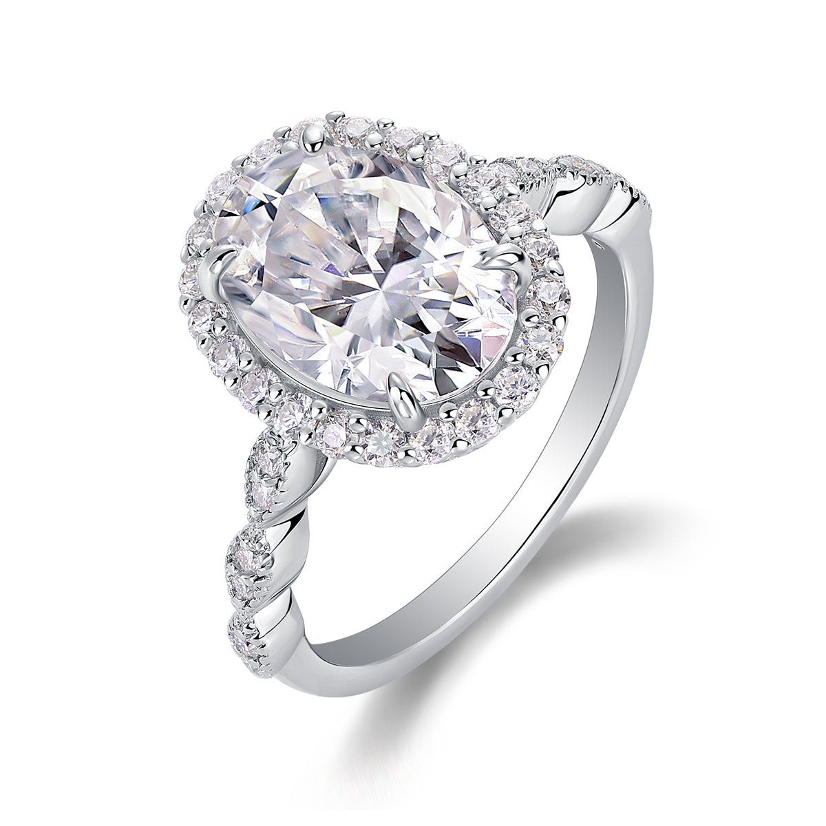Star Cluster Moissanite Ring - S925 Silver