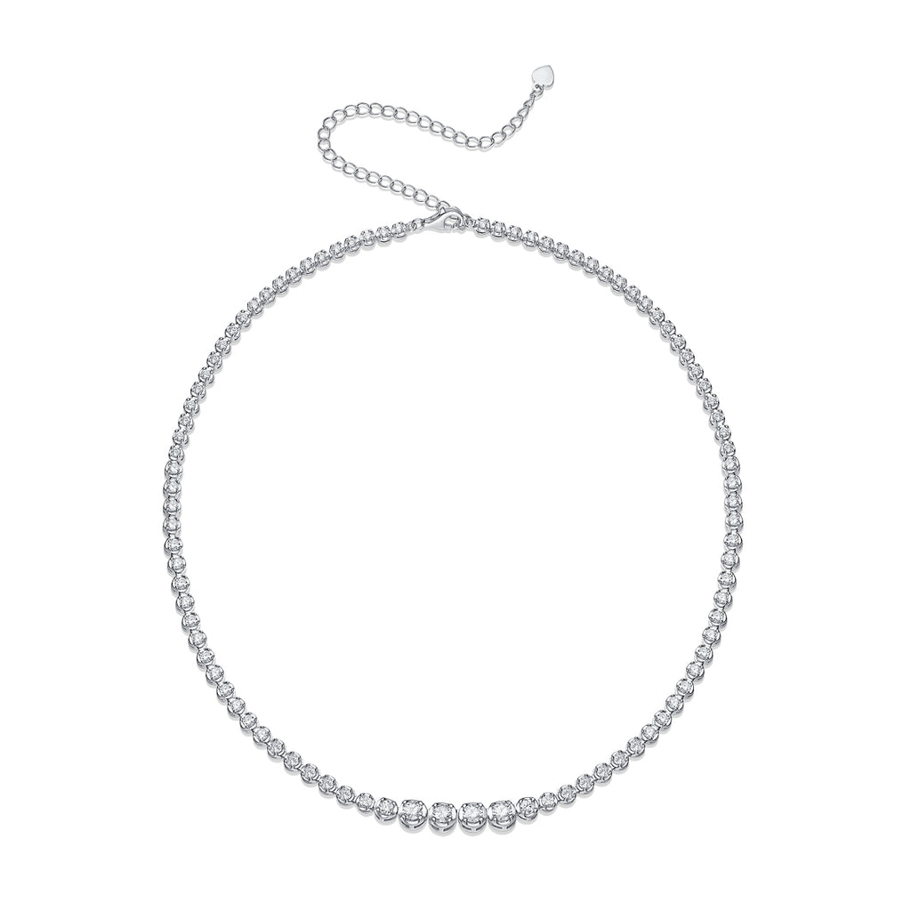 Spellbound Gaze Necklace - Moissanite S925 Silver