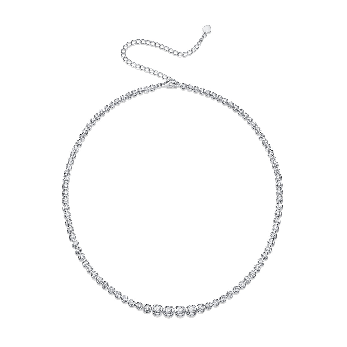 Spellbound Gaze Necklace - Moissanite S925 Silver