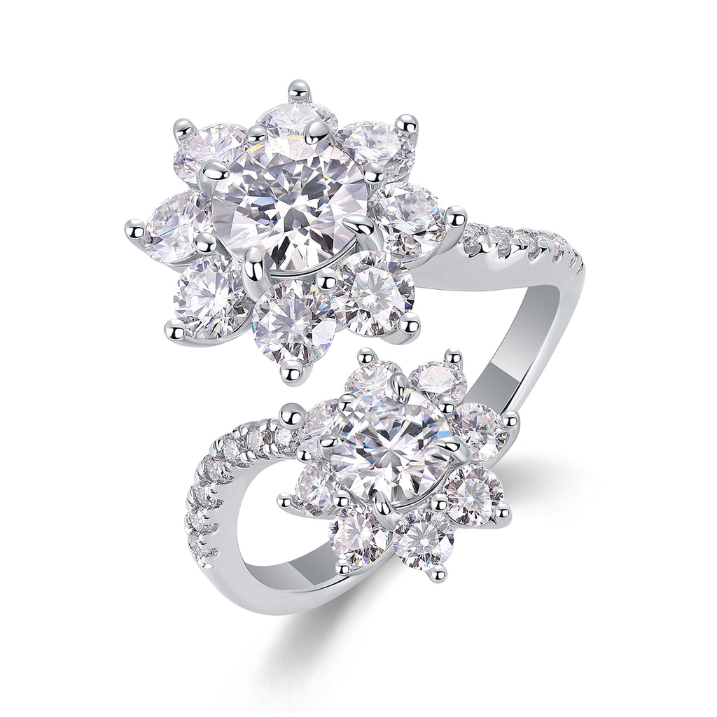 Star Nursery 1ct Moissanite Ring S925 Silver