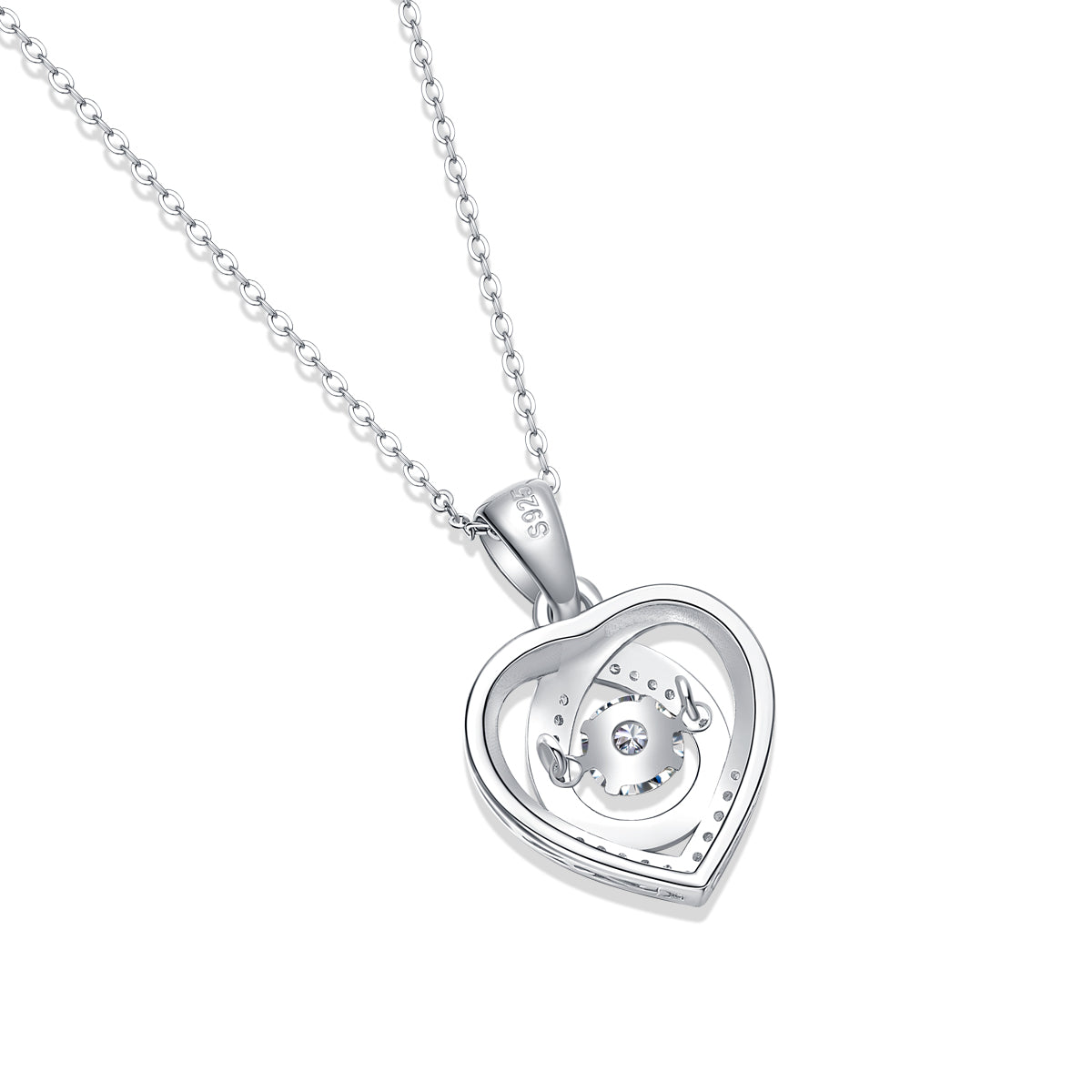Pure Glimmer Moissanite Necklace - S925 Silver