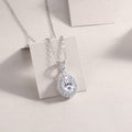 Polar Glance Moissanite Necklace - Silver 40cm
