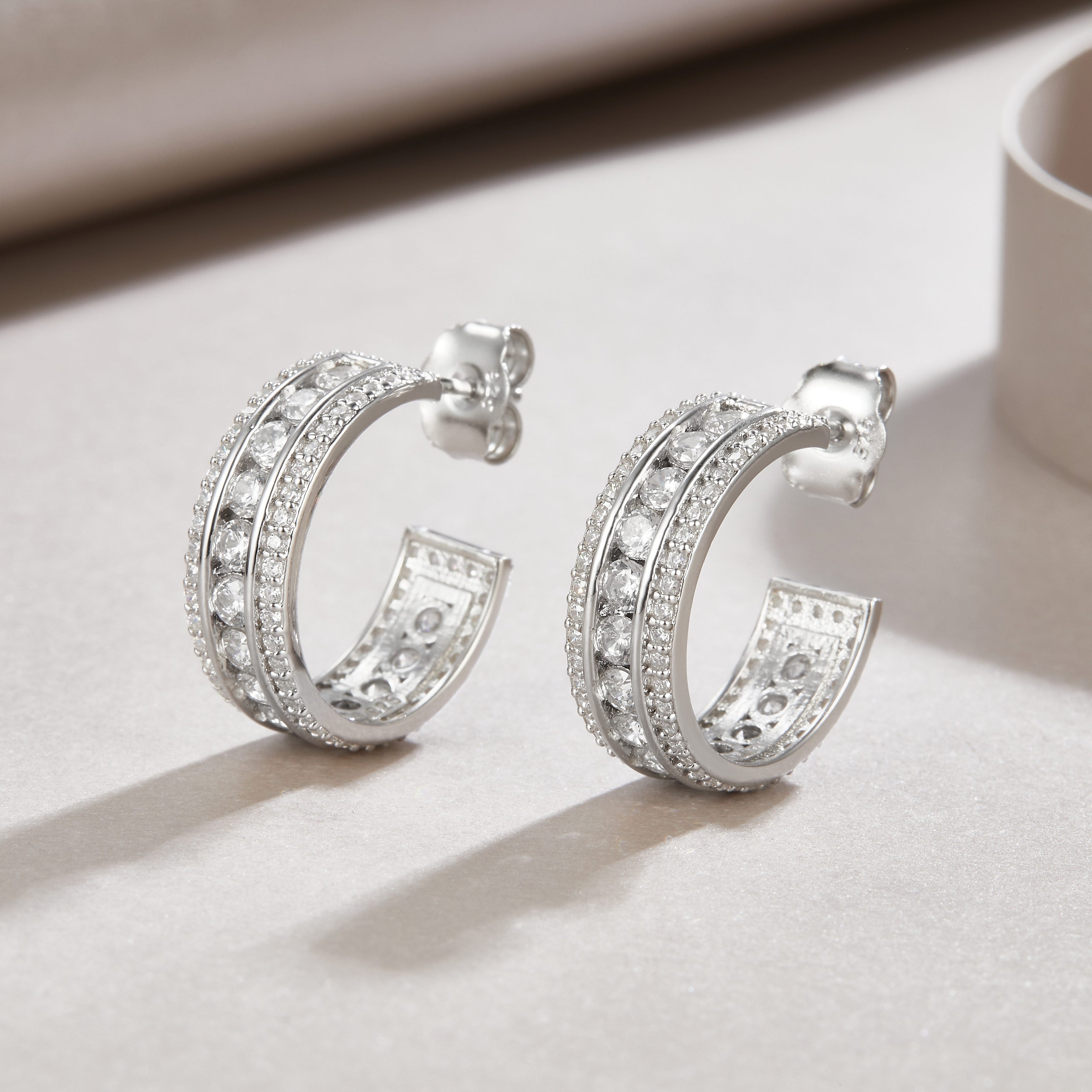 Gacrux Moissanite Stud Earrings S925 Silver