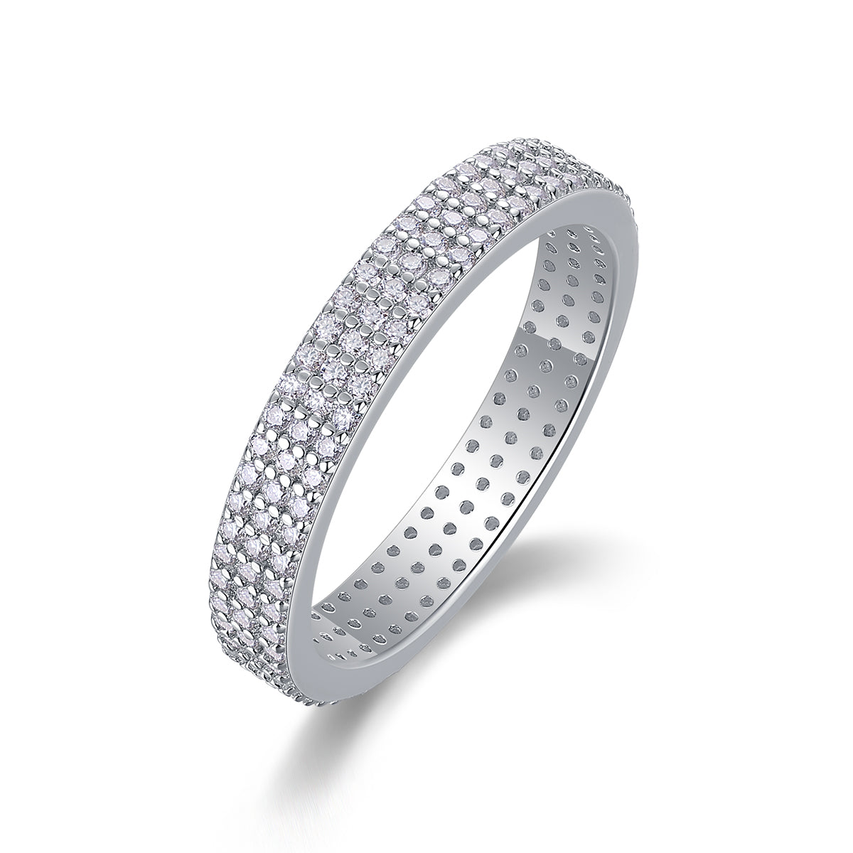 Night Meridian Moissanite Ring S925 Silver