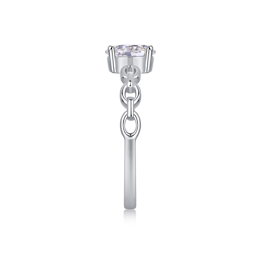 Polaris Moissanite Ring - S925 Silver