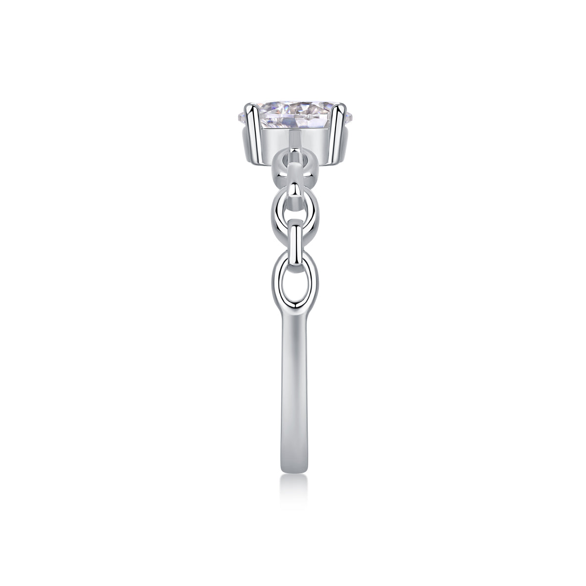 Polaris Moissanite Ring - S925 Silver