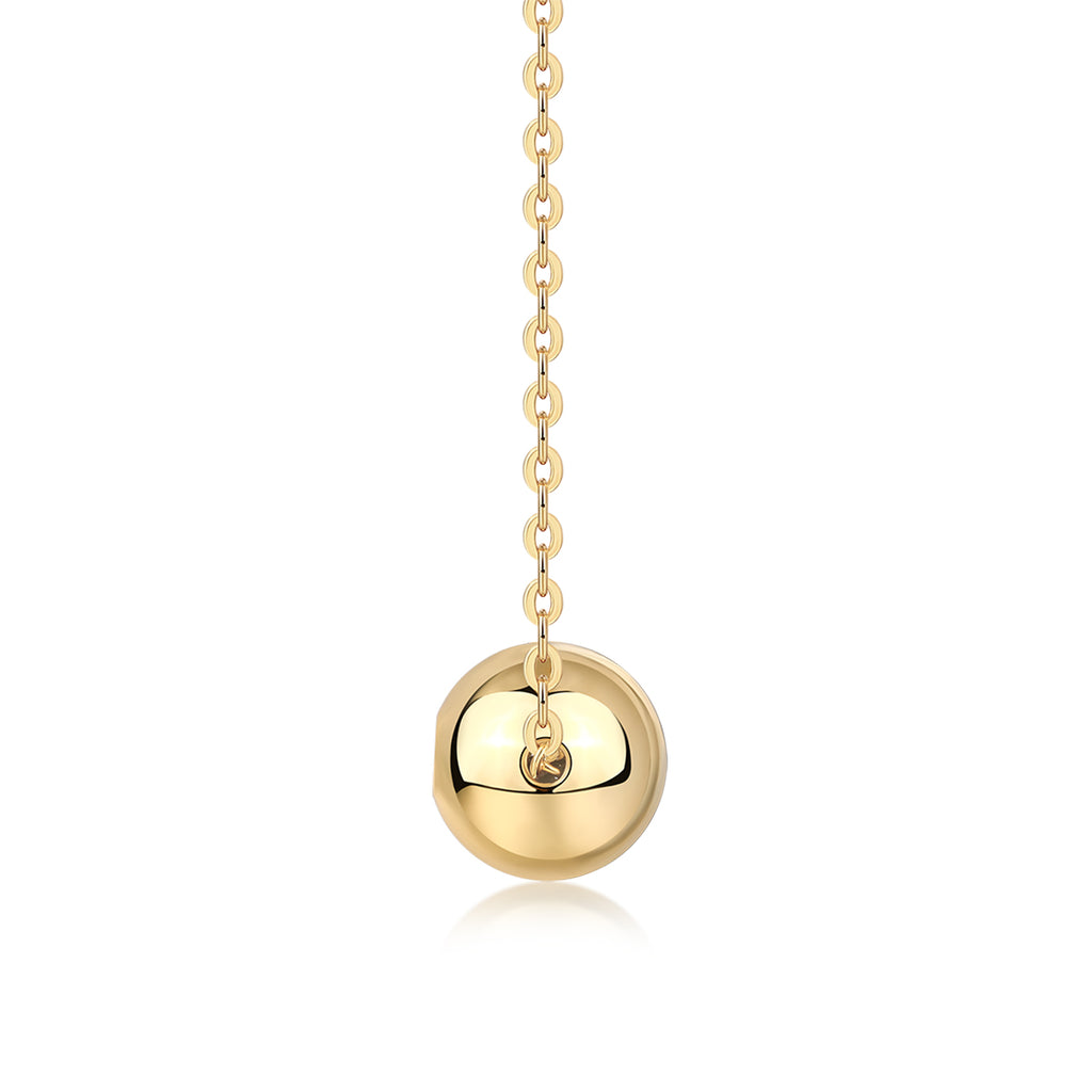 Rigil Kent Moissanite Necklace Gold-Plated 0.1ct