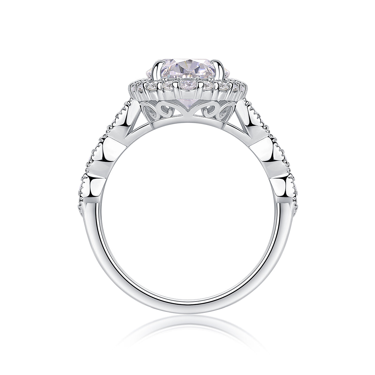 Star Cluster Moissanite Ring - S925 Silver