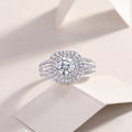 Starry Sky Moissanite Crown Ring - S925 Silver