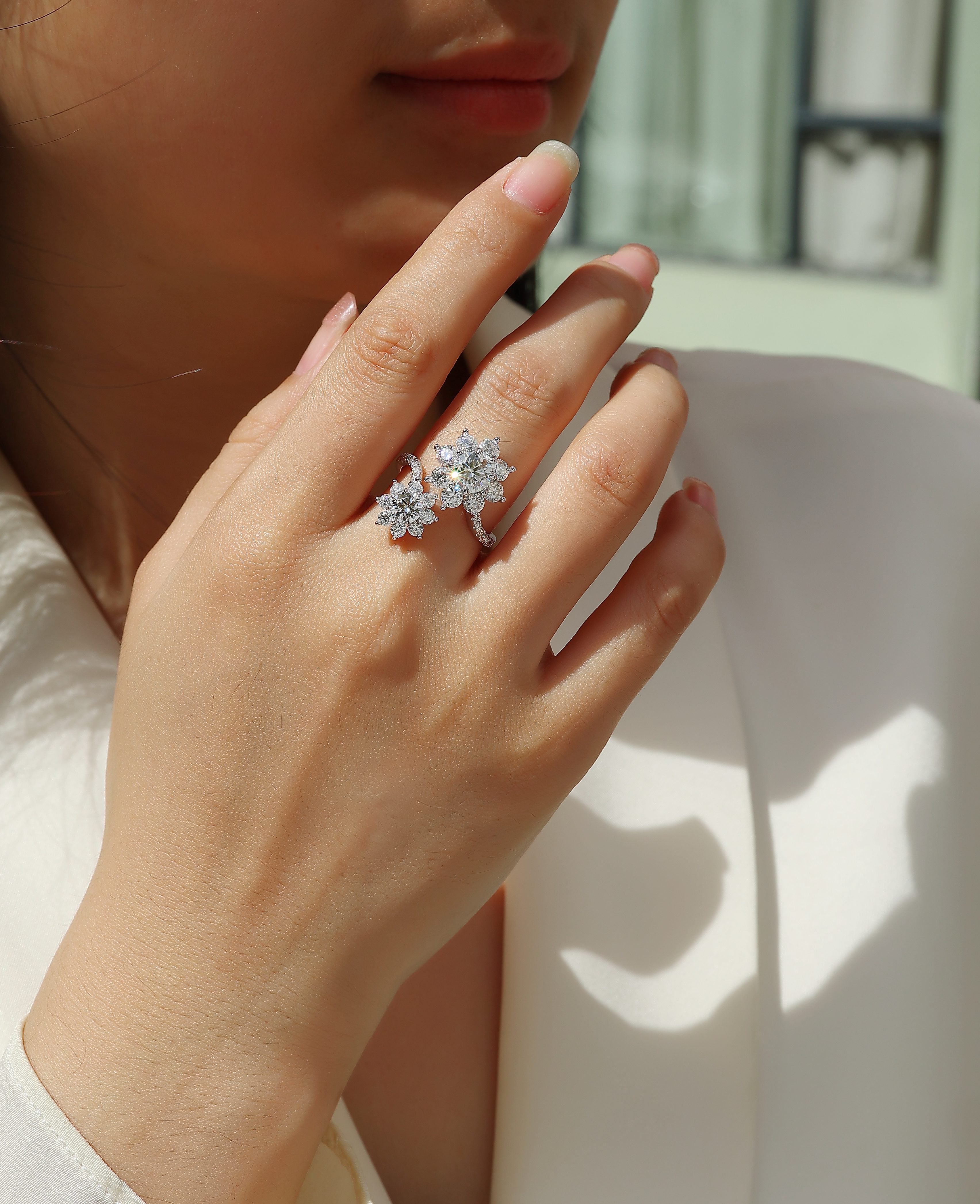 Star Nursery 1ct Moissanite Ring S925 Silver