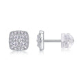 Fog Sea Moissanite Stud Earrings S925 Silver