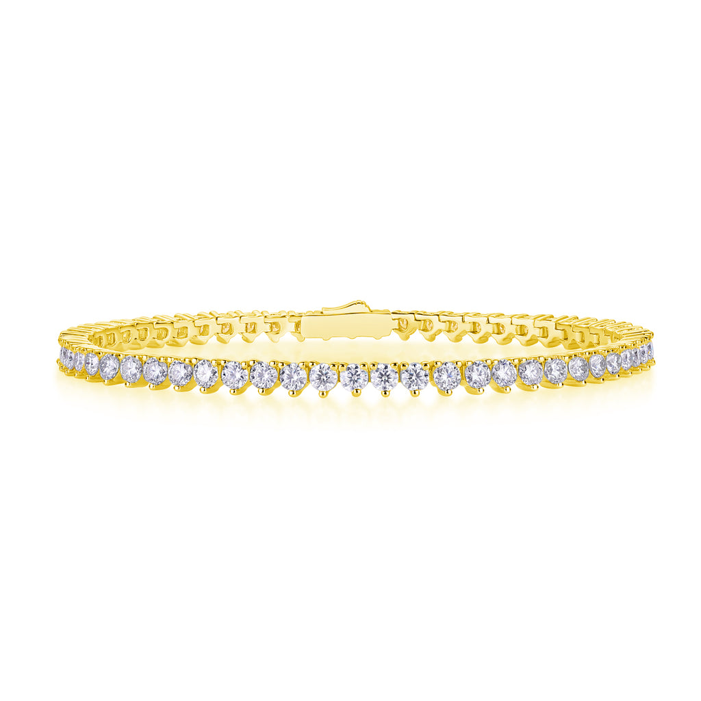 Nadir Point Moissanite Bracelet Silver