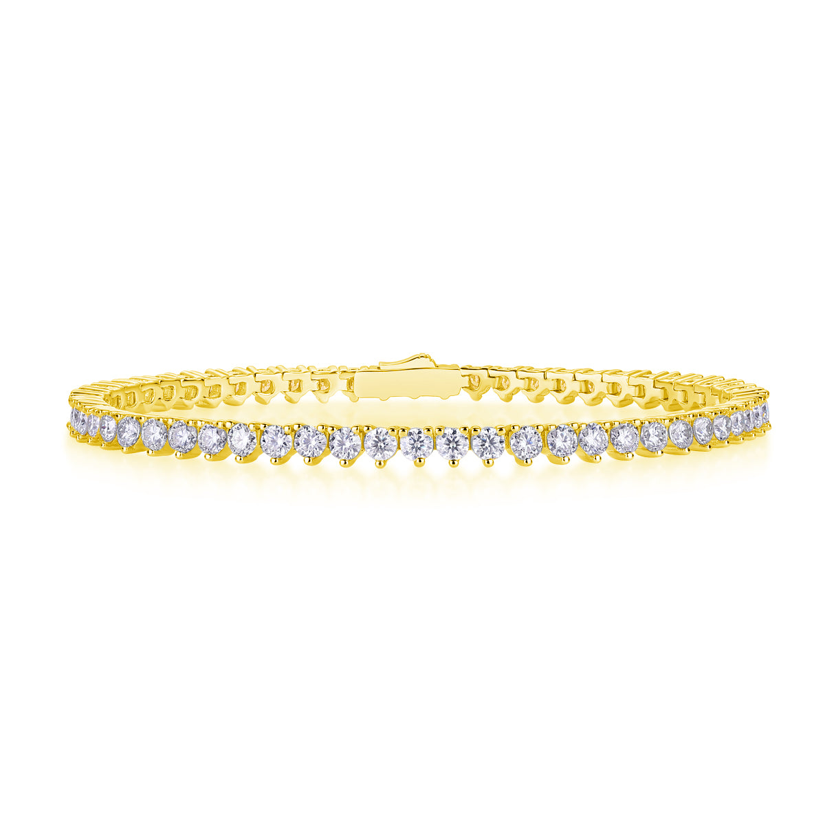 Nadir Point Moissanite Bracelet Silver