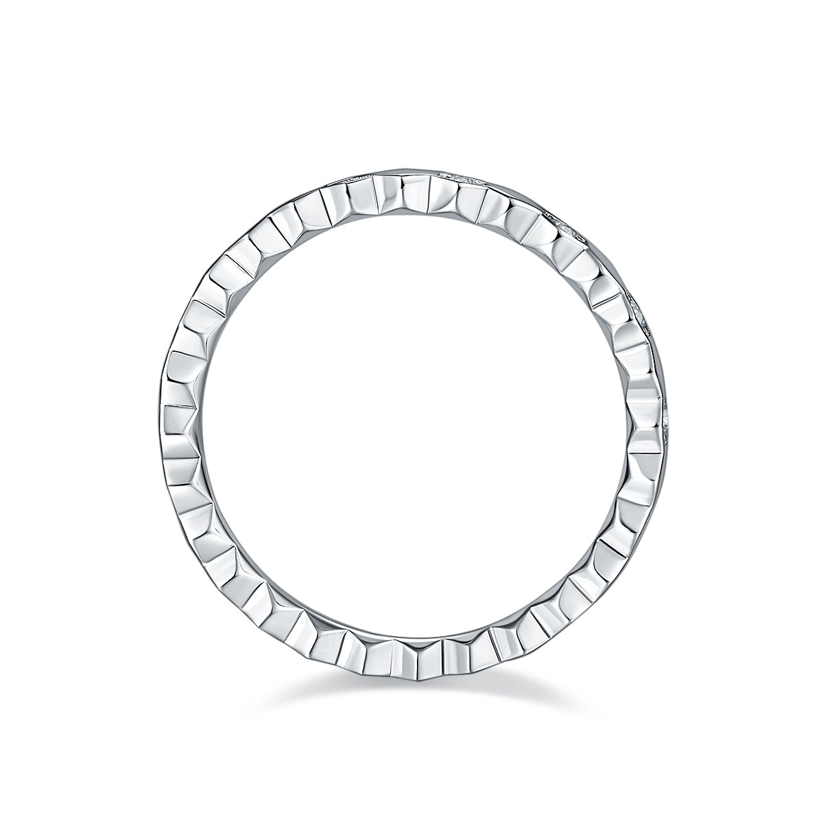 Gravity Moissanite Ring S925 Silver