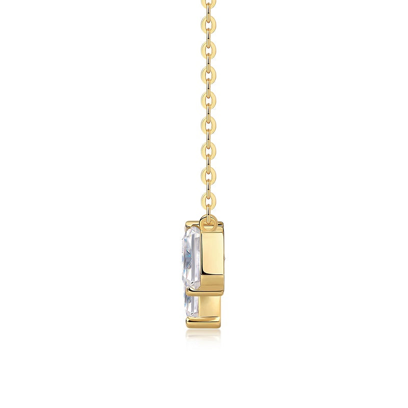 Star Map Necklace - Moissanite Gold Plated