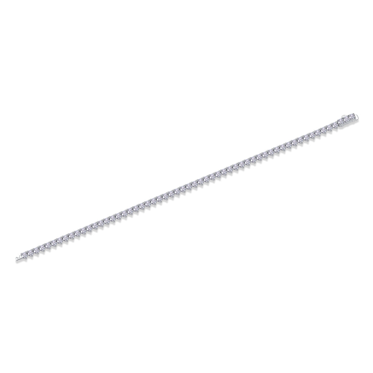 Nadir Point Moissanite Bracelet Silver