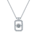 Pale Virtue Moissanite Necklace - 0.5ct Silver
