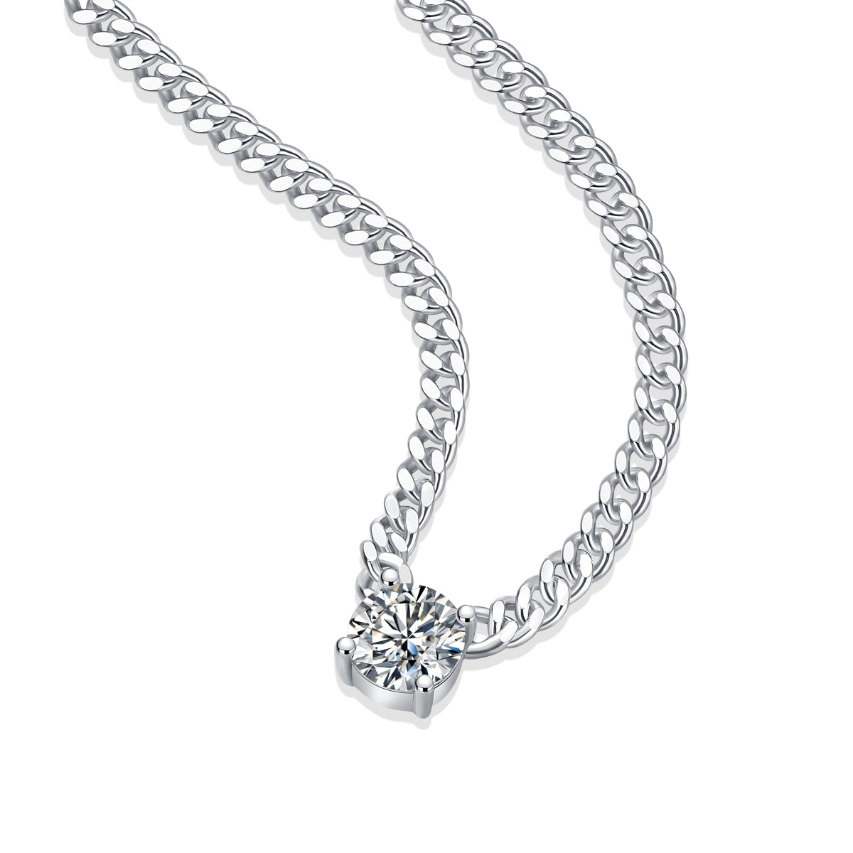 Mystic Essence Moissanite Necklace - 1 Carat S925