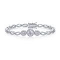 Betelgeuse Moissanite Bracelet - Platinum S925