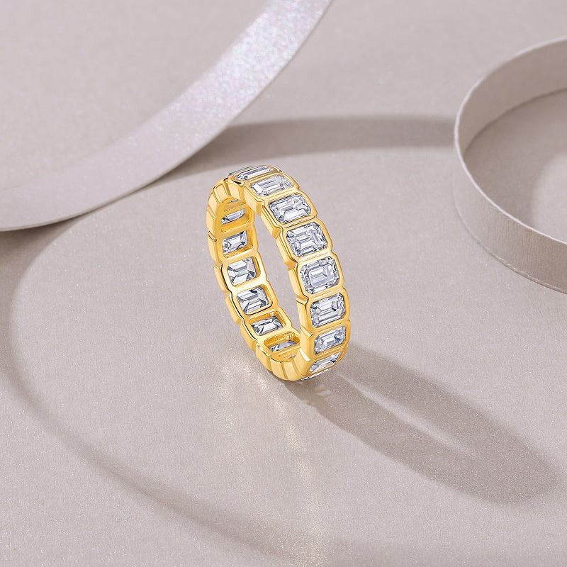 Aphelion Moissanite Ring - Gold-Plated S925 Silver