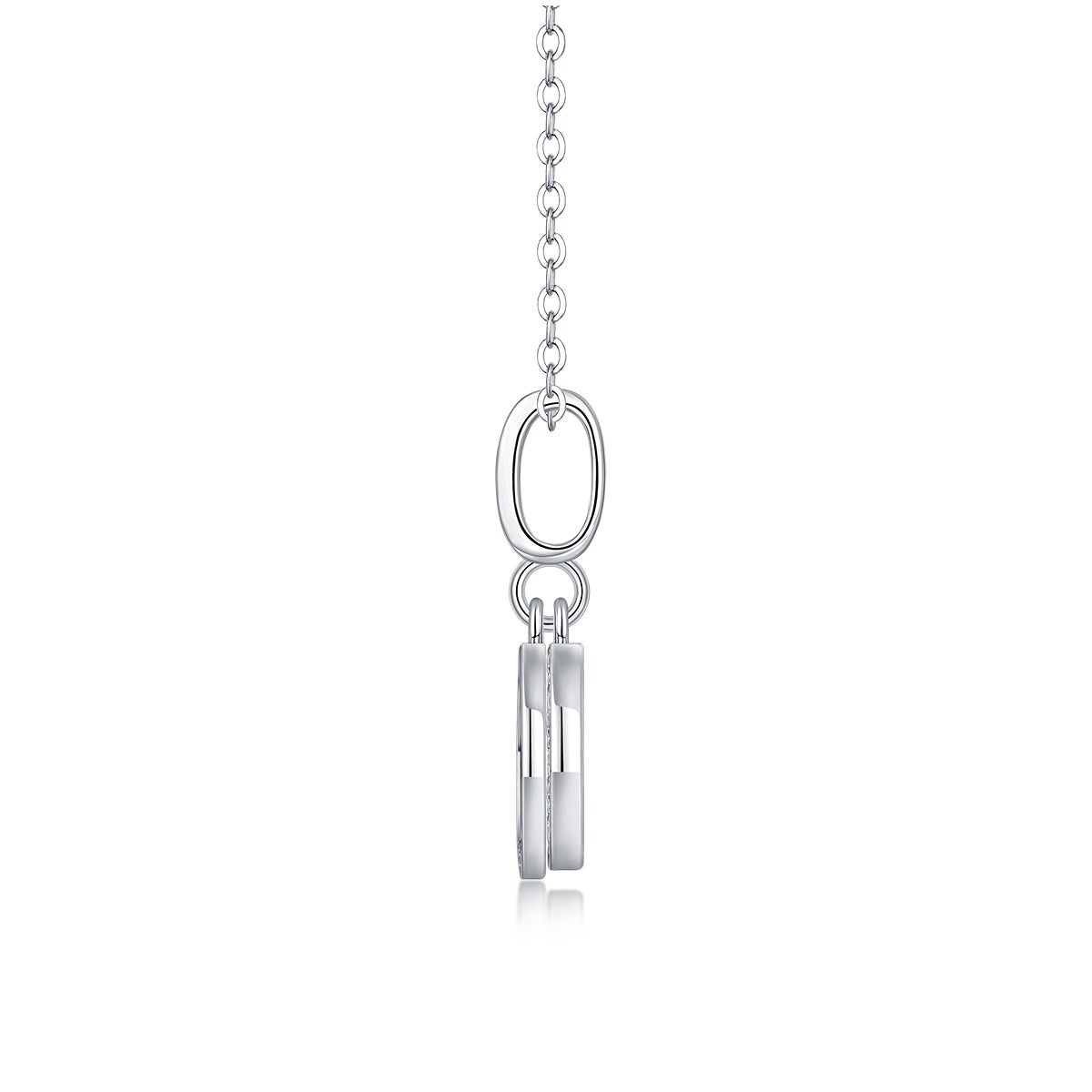 Becrux Moissanite Necklace - S925 Silver 40cm