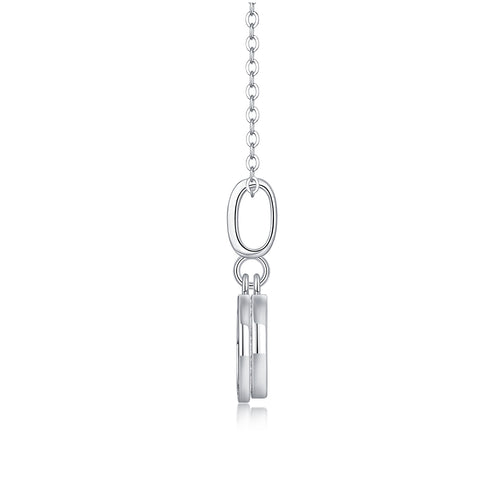 Becrux Moissanite Necklace - S925 Silver 40cm