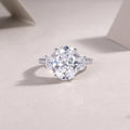 Orion Moissanite Spur Ring - Silver